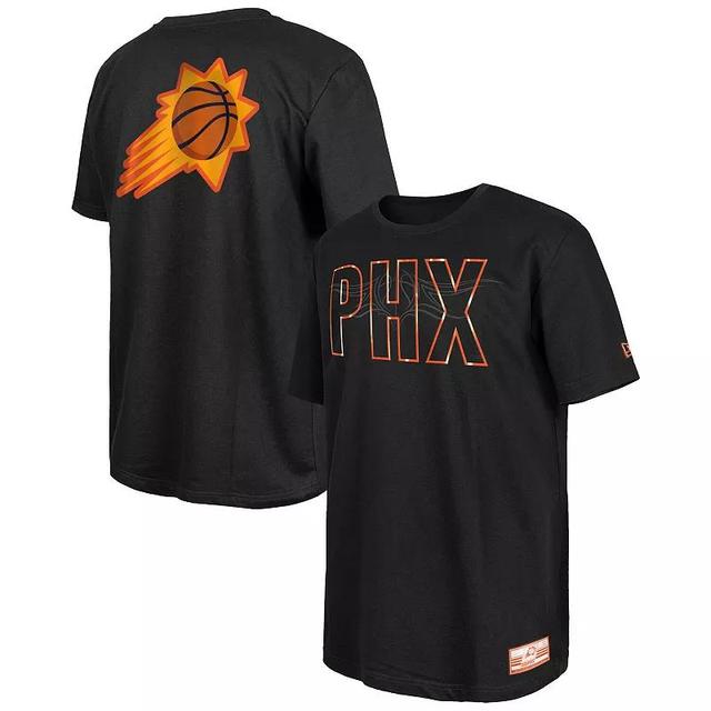 Mens New Era Black Phoenix Suns 2023/24 City Edition Elite Pack T-Shirt Product Image