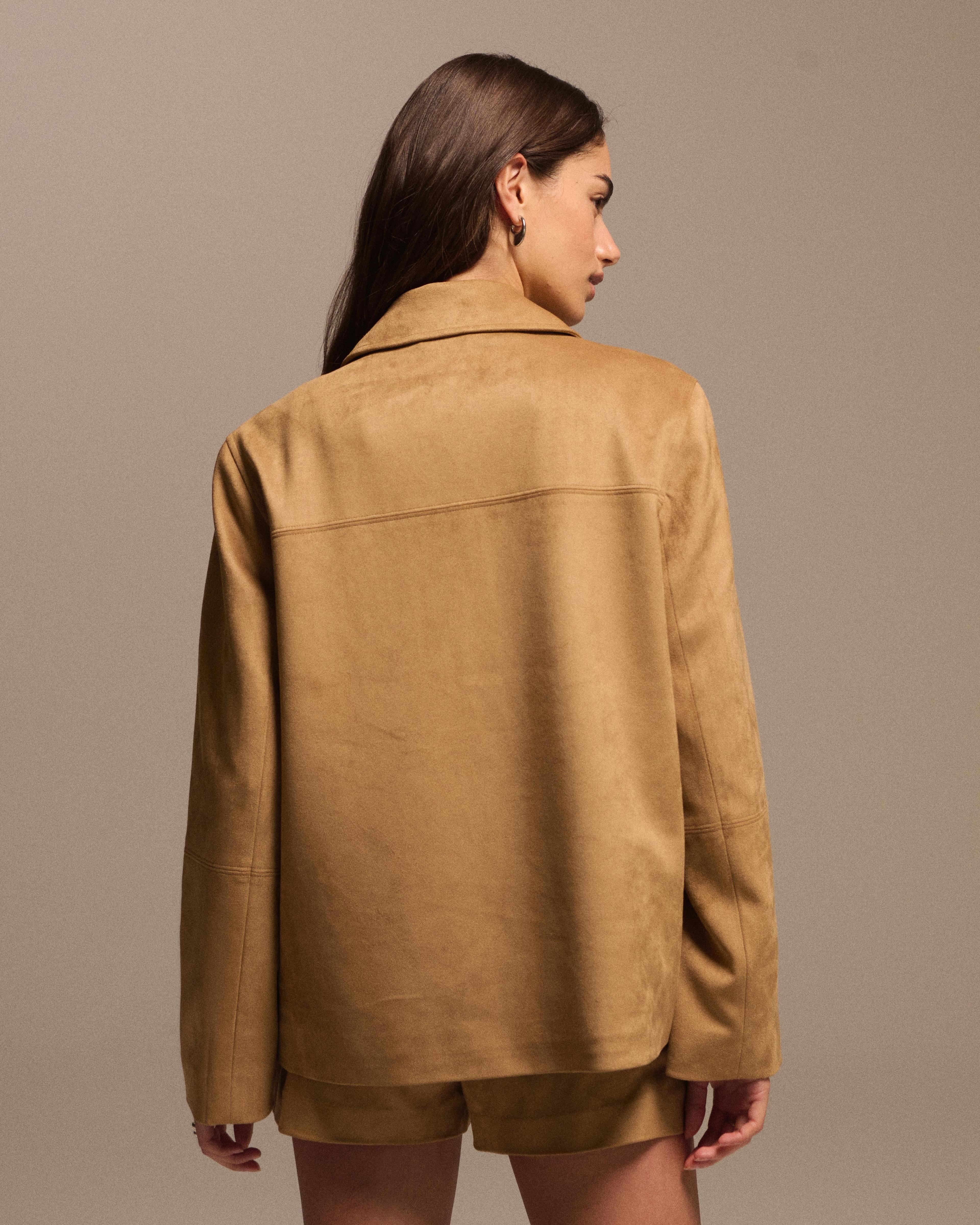 Faux Suede Jacket Product Image