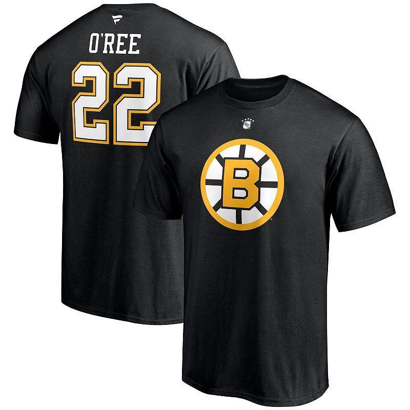 Mens Fanatics Branded Willie ORee Boston Bruins Authentic Stack Retired Player Name & Number T-Shirt Product Image