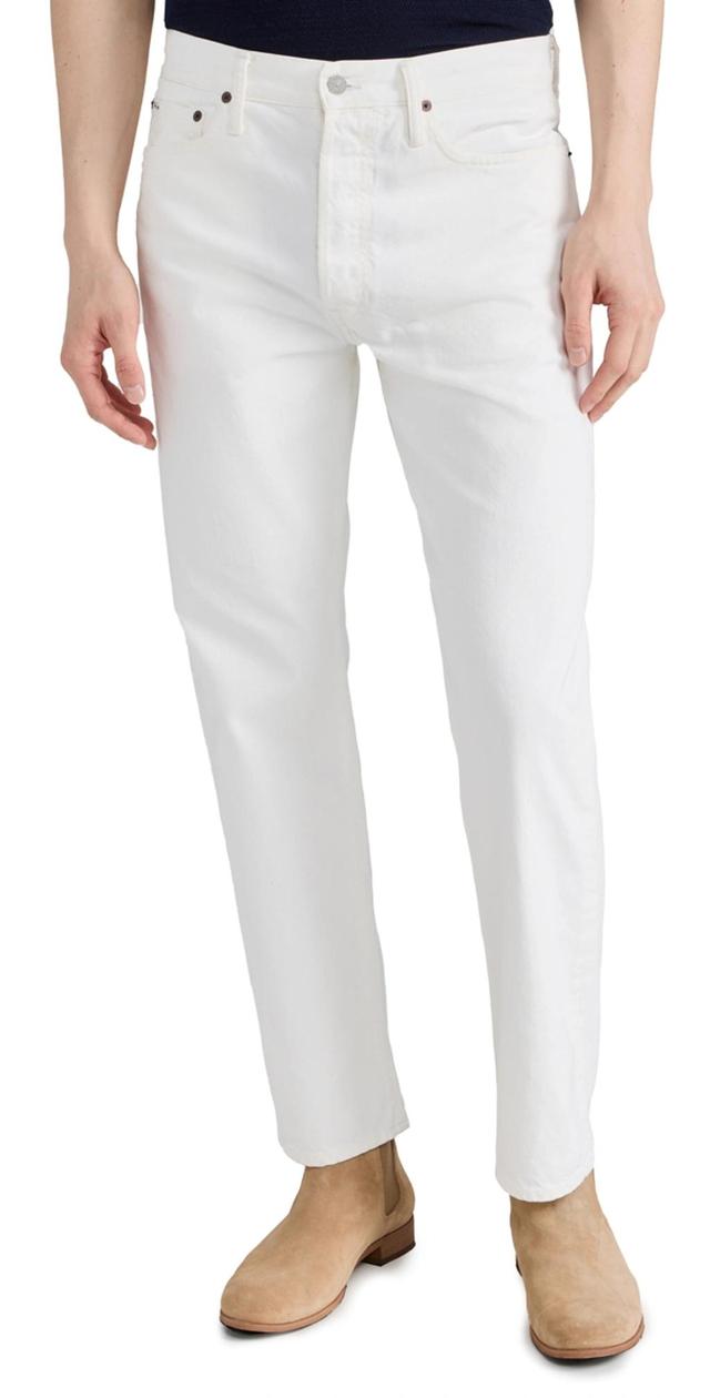 Polo Ralph Lauren Matteo Straight Fit Denim Jeans White 34 Product Image