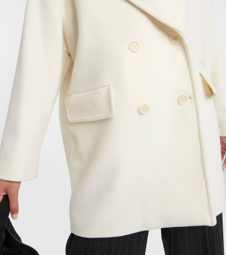 MAX MARA Meana Wool And Cashmere Coat In White Product Image