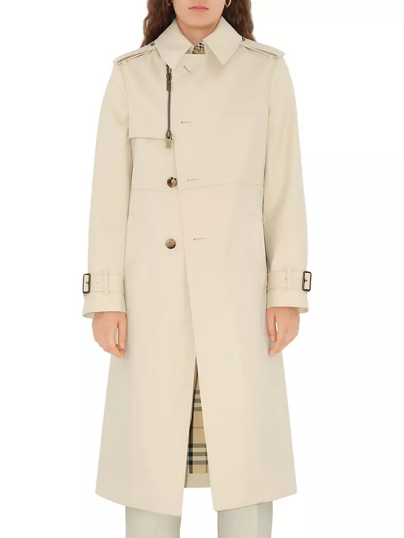 Double-Breasted Belted Trench Coat Product Image