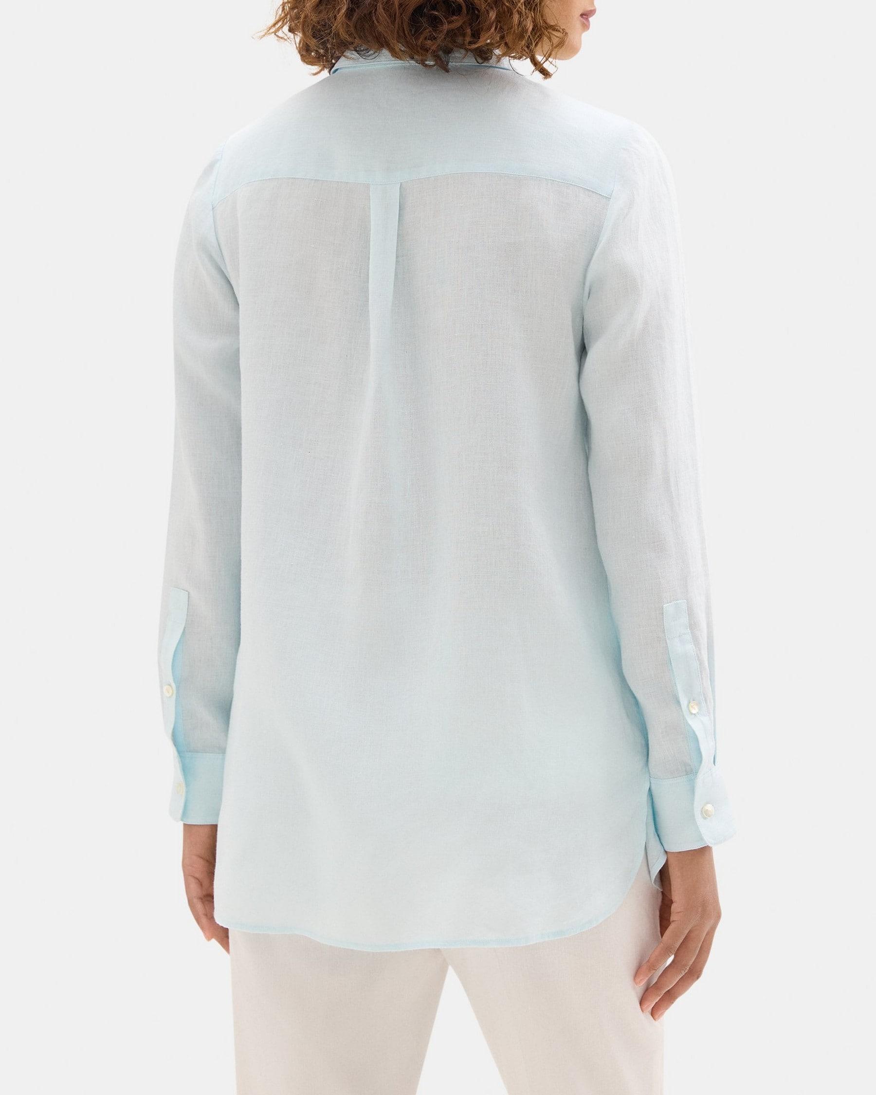 Tunic Shirt in Linen Product Image