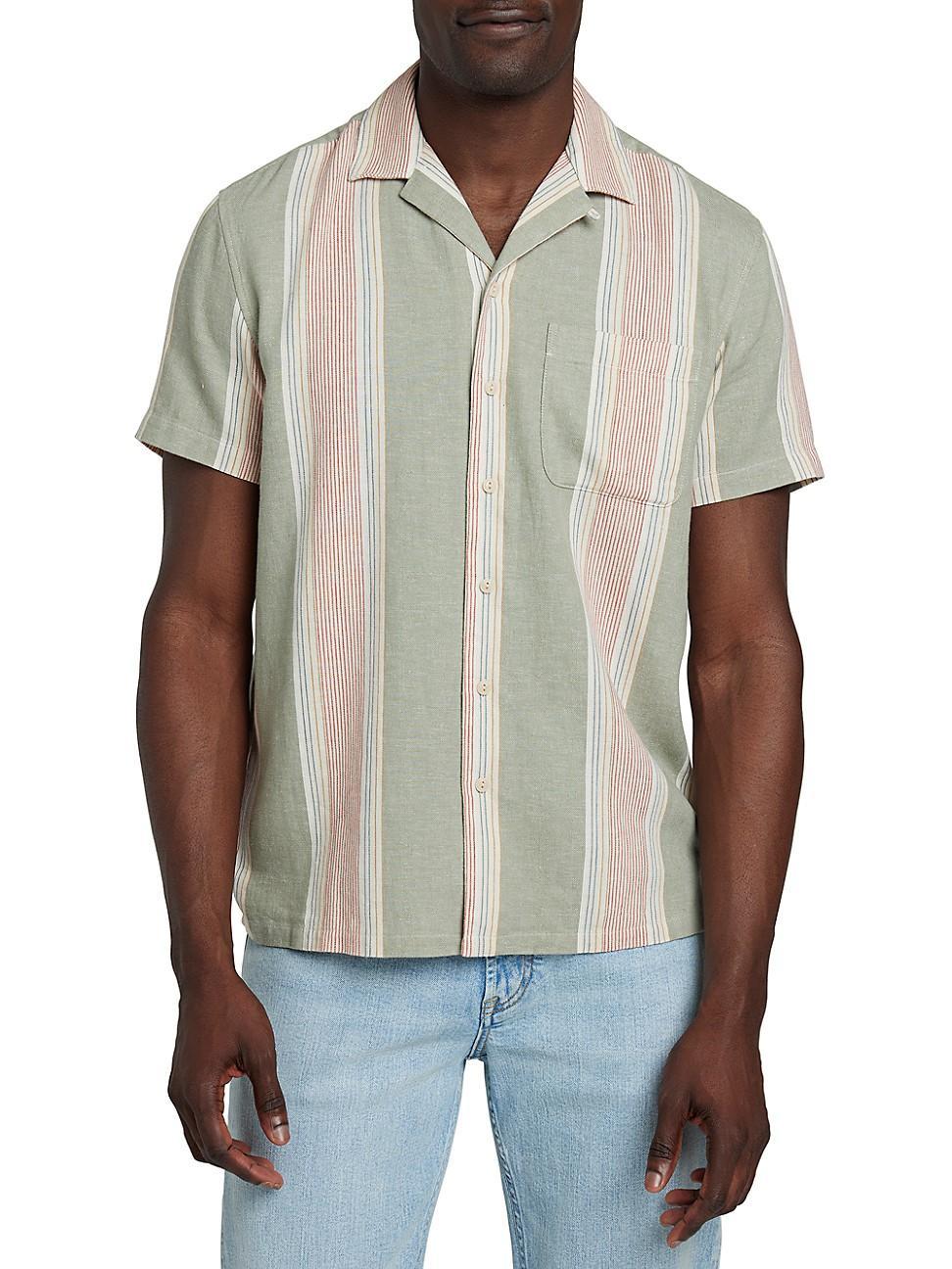 Mens Hemp-Blend Camp Shirt Product Image