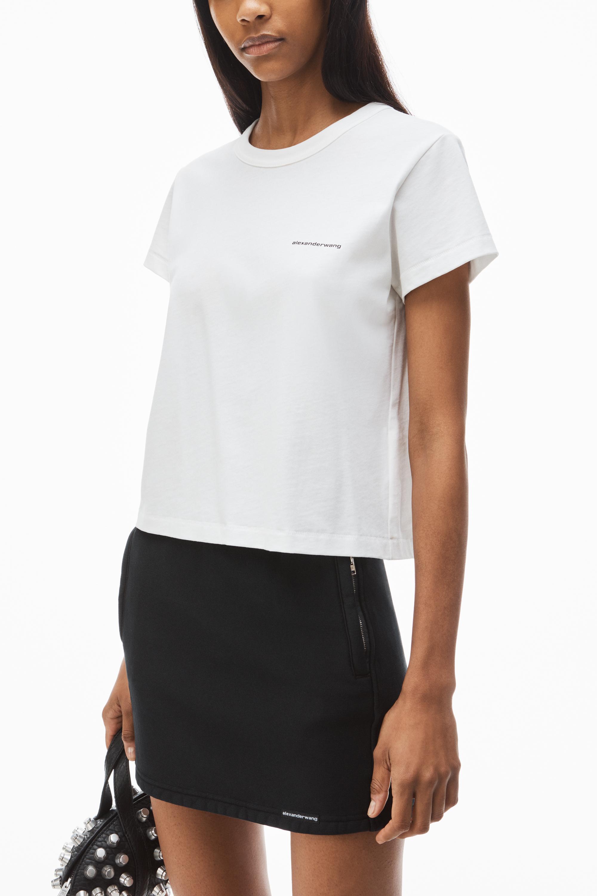 Shrunken Tee In High Twist Jersey   Product Image