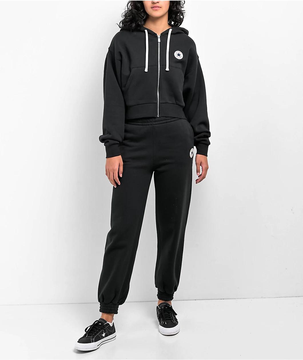 Converse Retro Chuck Taylor Black Sweatpants Product Image