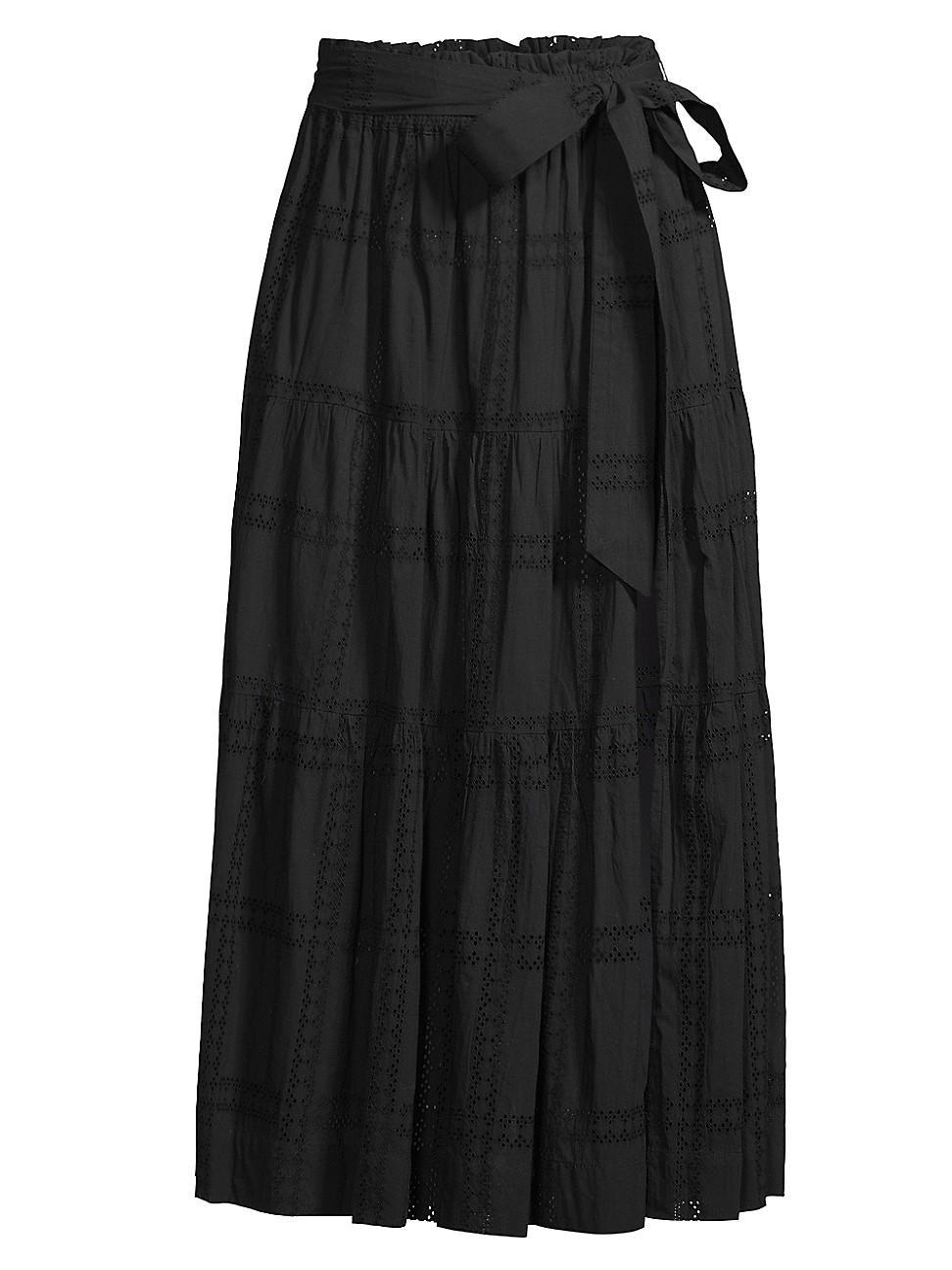 Womens Jenni Cotton Tie-Waist Maxi Skirt Product Image