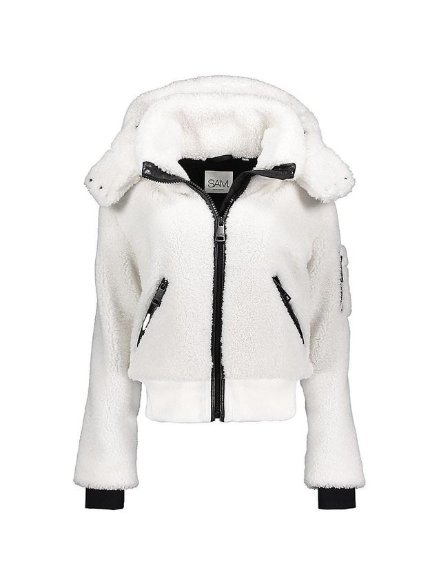 Womens Nala Hooded Sherpa Jacket Product Image