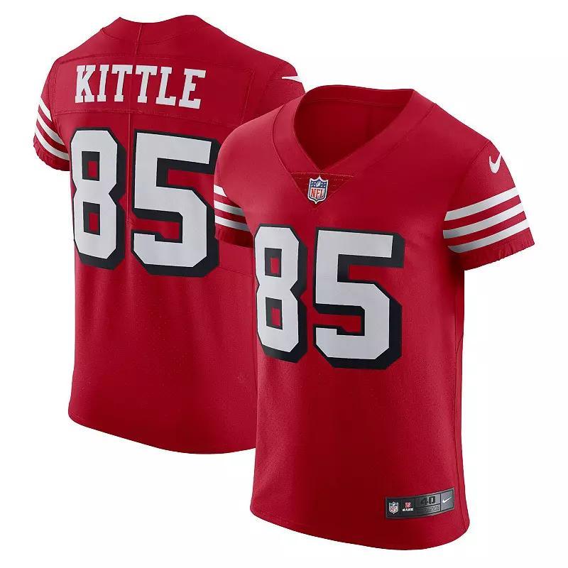 Mens Nike George Kittle Scarlet San Francisco 49ers Alternate Vapor Elite Jersey Product Image