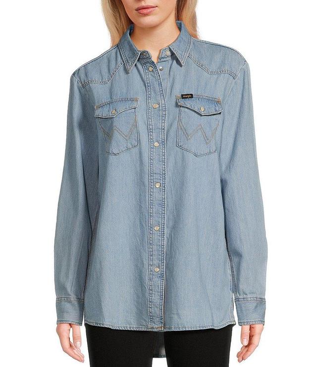 Wrangler® Long Sleeve Western Shirt Product Image