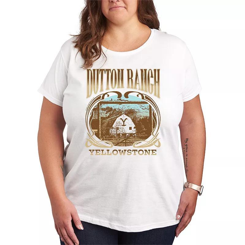 Plus Size Yellowstone Dutton Ranch Graphic Tee, Womens product image