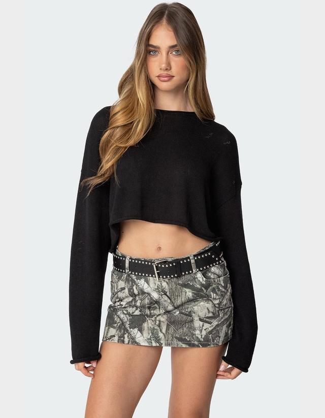 EDIKTED Shyrah Oversized Knit Top Product Image