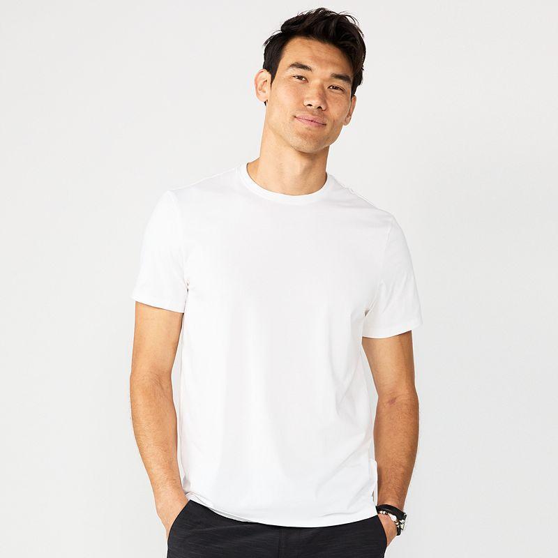 Mens Apt. 9 Premier Flex Crewneck Tee White Product Image