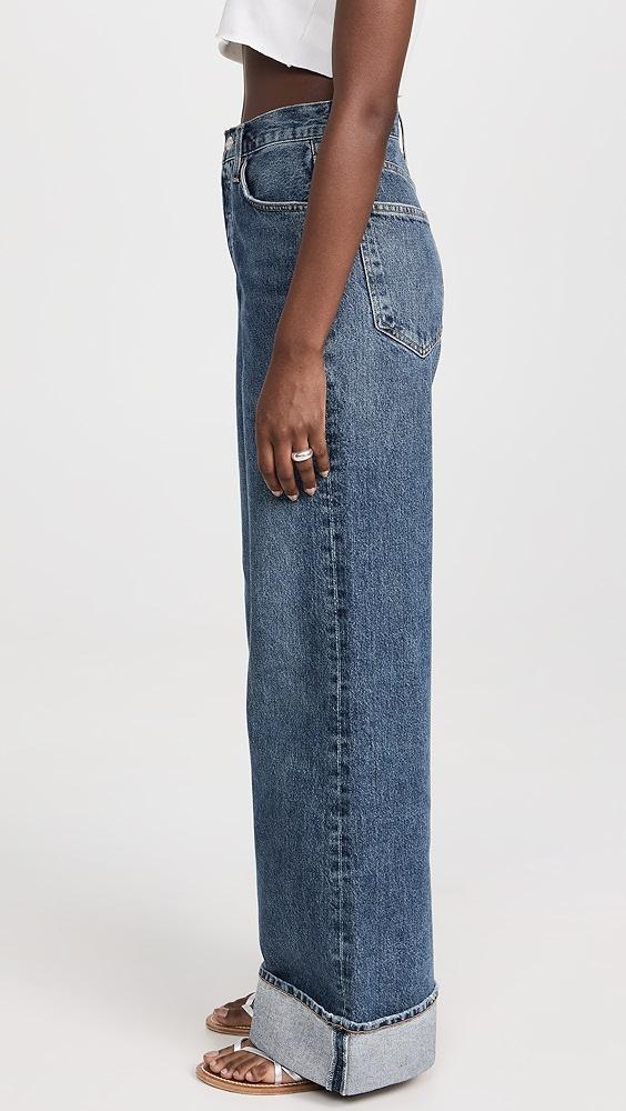 AGOLDE Dame High Rise Wide Leg Jeans | Shopbop Product Image