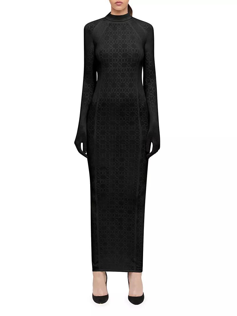 SIMKHAI x Wolford Semi-Sheer Logo Dress Product Image