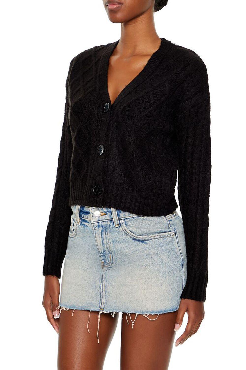 Cable Knit Cardigan Sweater | Forever 21 Product Image