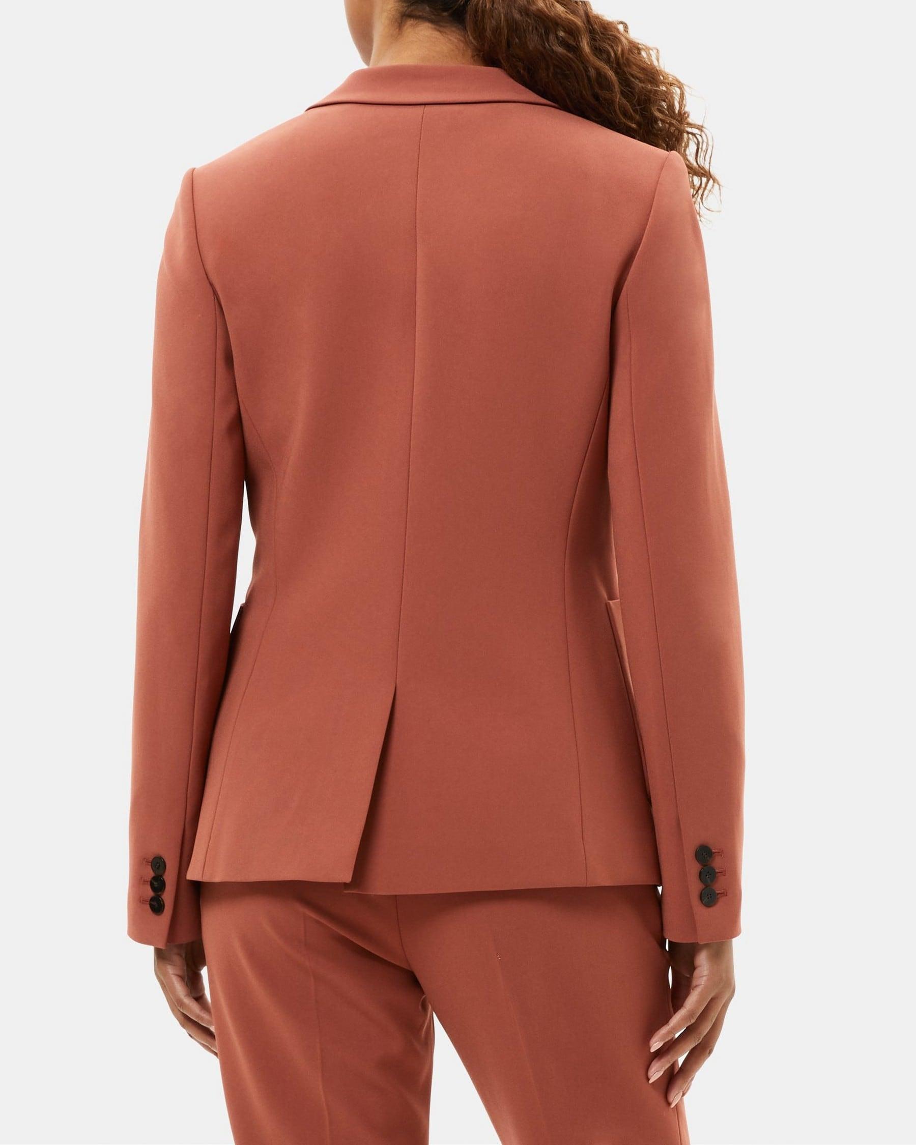 Fitted Blazer in Crepe Product Image