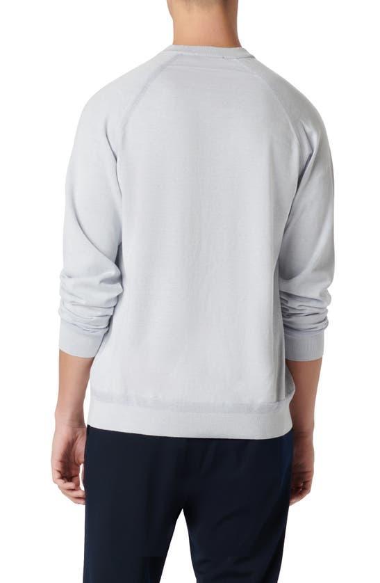 BUGATCHI Men's Cotton-silk V-neck Sweater In Lilac Product Image