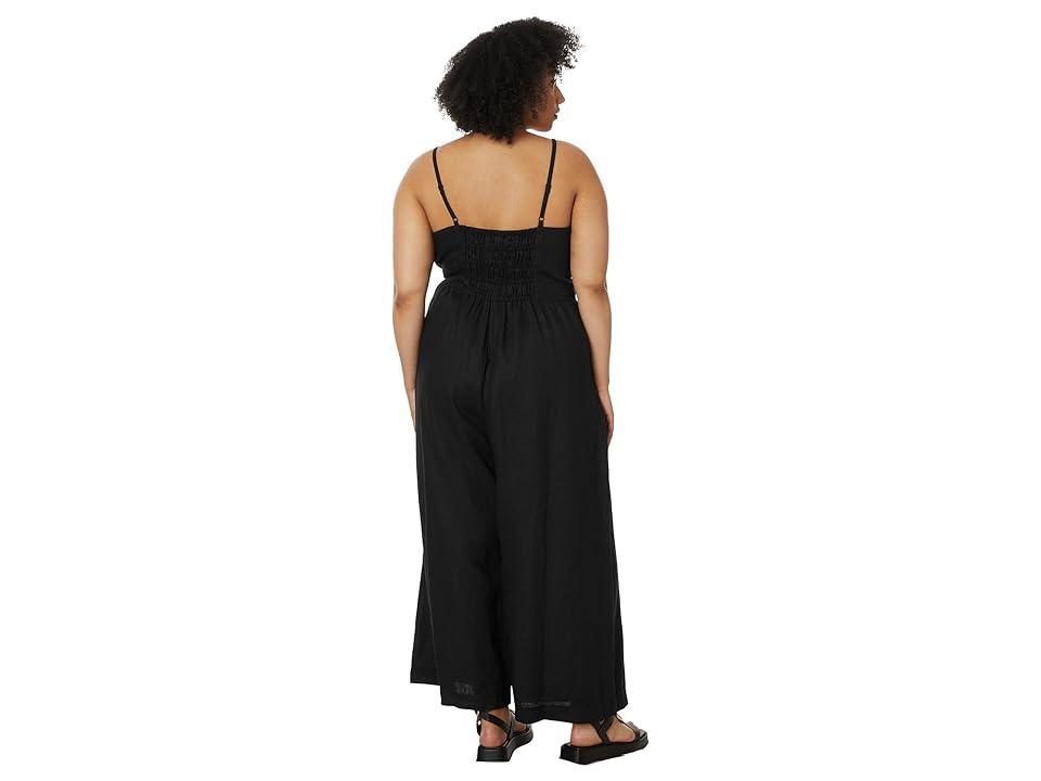 Madewell Plus Sleeveless Wide-Leg Jumpsuit in 100% Linen (True ) Women's Dress Product Image