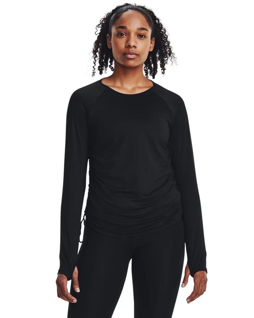 Womens Under Armour Motion Longline Long Sleeve Tee Purple Product Image