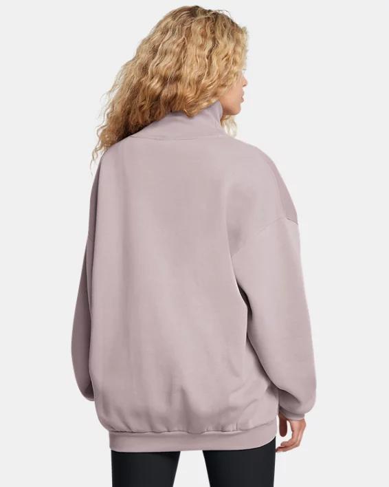 Women's UA Icon Fleece Oversized Mock Crew Product Image