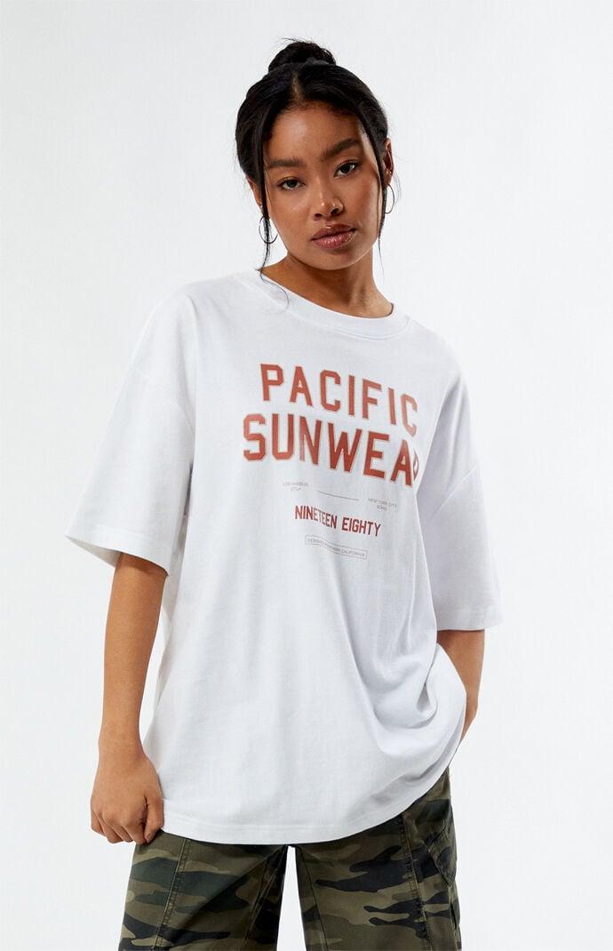 Womens Pacific Sunwear 1980 Oversized T-Shirt Product Image