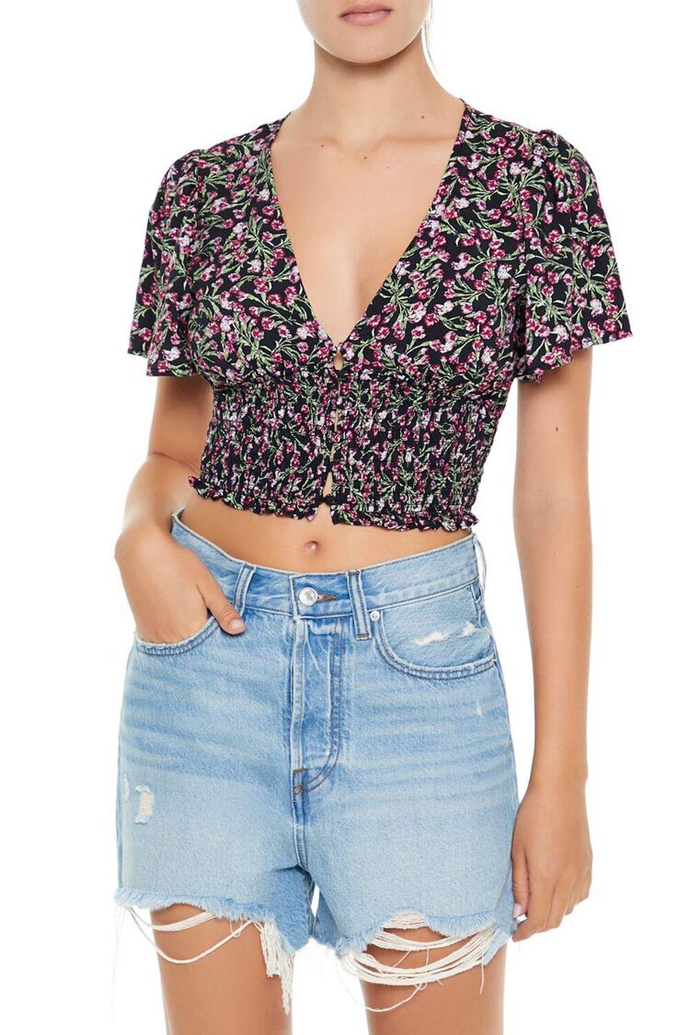 Floral Print Crop Top | Forever 21 Product Image