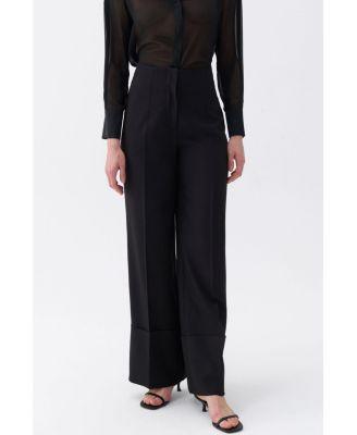 Nocturne Womens High Waist Palazzo Pants Product Image