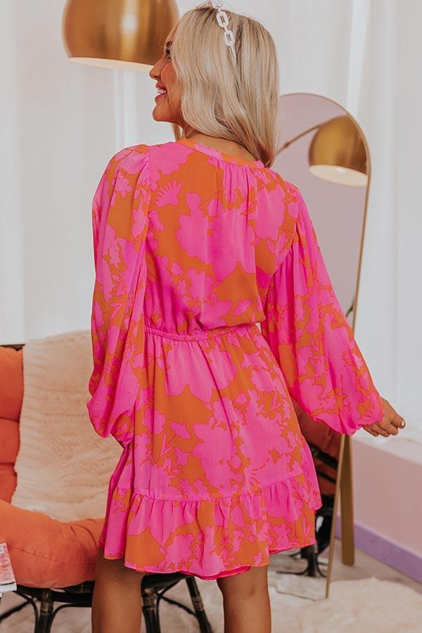 Luxury Excursions Dress in Hot Pink Product Image