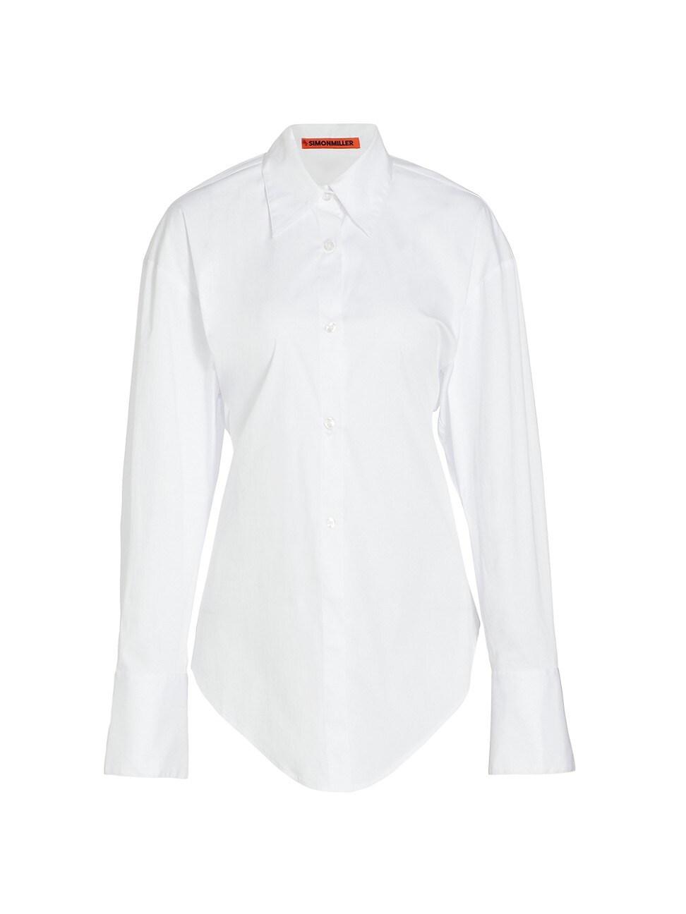 Womens Loch Poplin Long-Sleeve Shirt Product Image