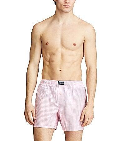 Polo Ralph Lauren Mini Gingham Woven Boxers Product Image