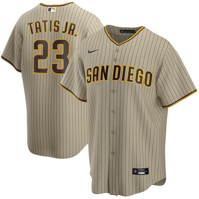 Mens Nike Fernando Tatis Jr. Tan San Diego Padres Alternate Replica Player Jersey Product Image