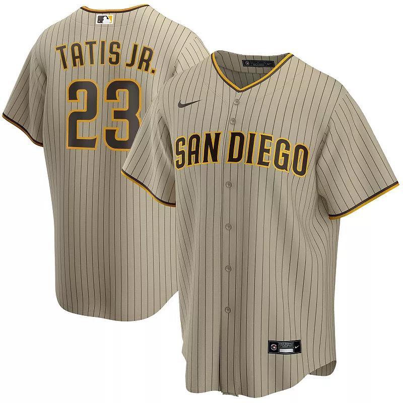 Mens Nike Fernando Tatis Jr. Tan San Diego Padres Alternate Replica Player Jersey Product Image