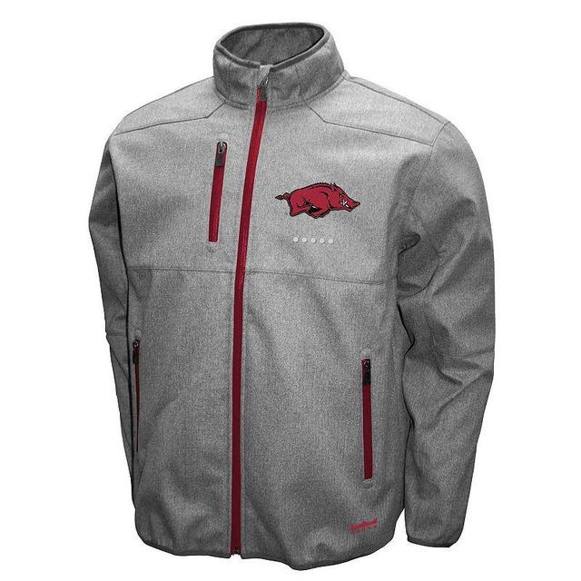 Mens Arkansas Razorbacks X-Tech Mock Neck Zip Up Sweatshirt Product Image