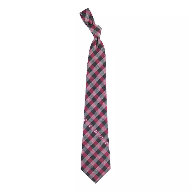 Adult NCAA Check Woven Tie Product Image