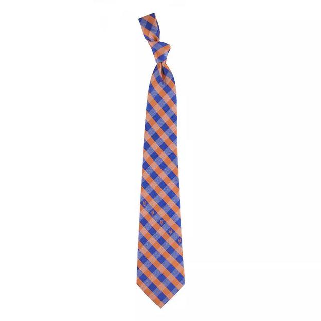 Adult MLB Check Woven Tie, Blue Product Image