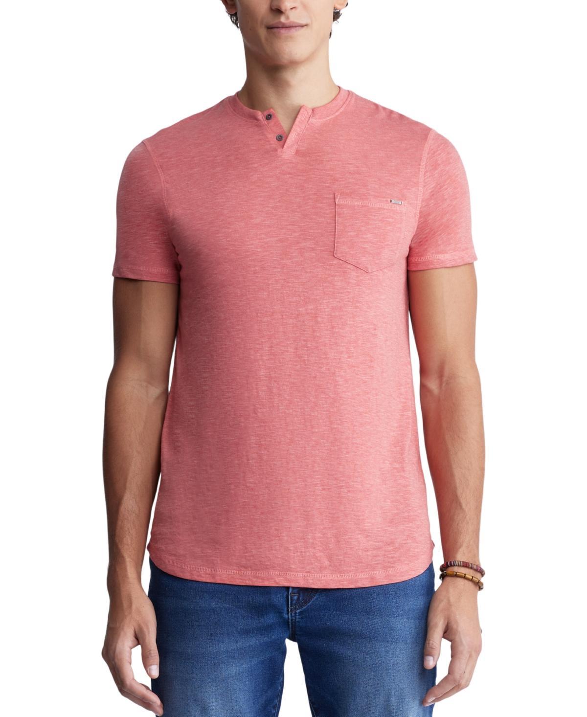 Buffalo David Bitton Mens Kaydo Short Sleeve Pocket Henley Product Image