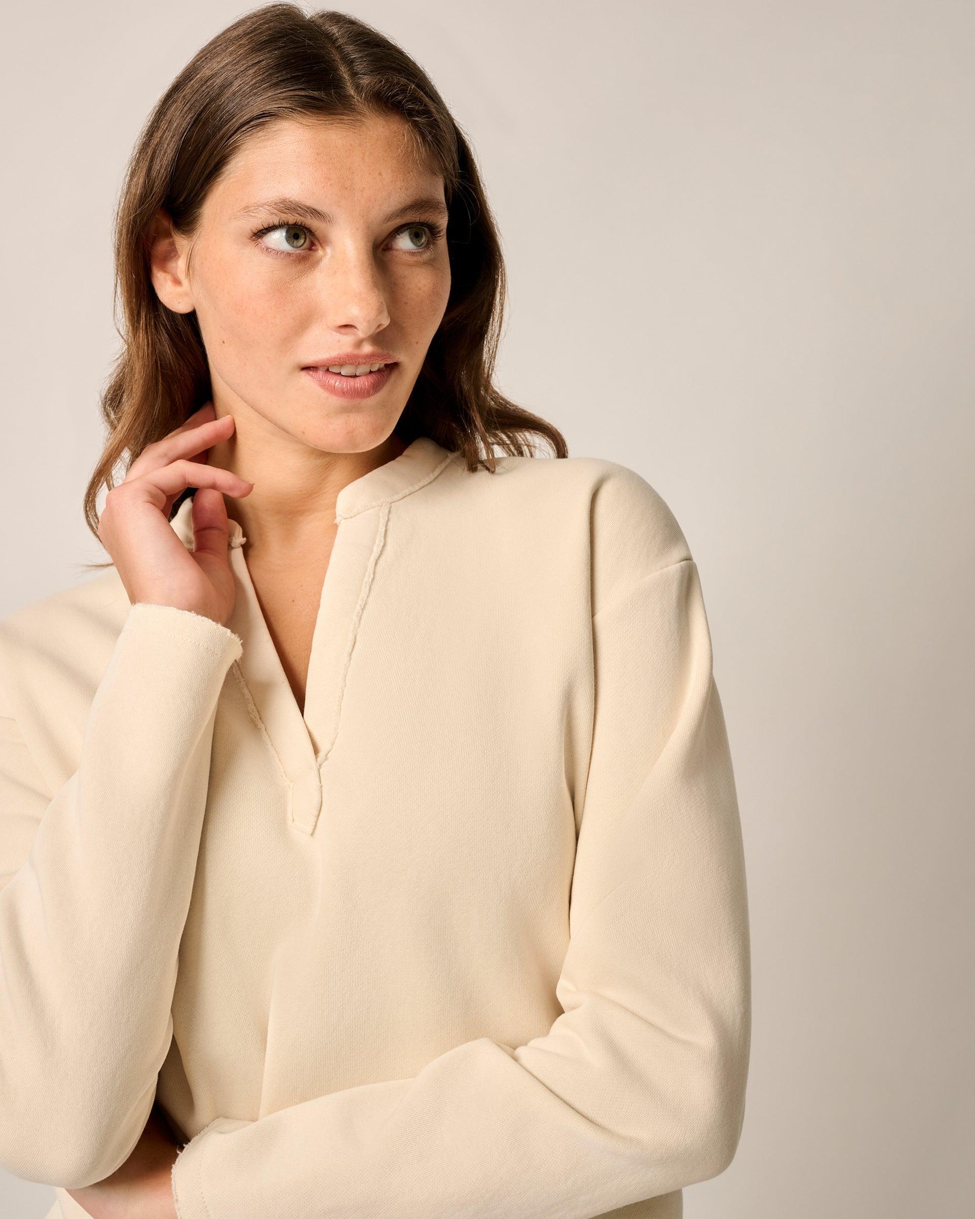 johnnie-O Camilla V-Neck Cotton Blend Pullover product image