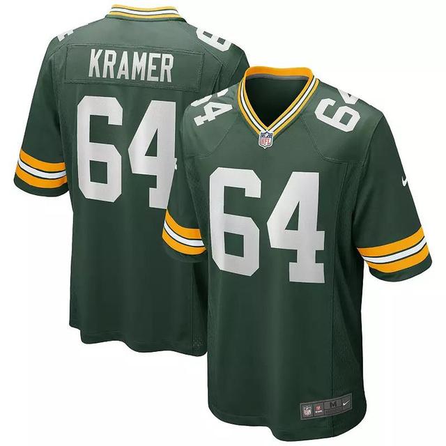 Mens Nike Jerry Kramer Bay Packers Game Retired Player Jersey Product Image