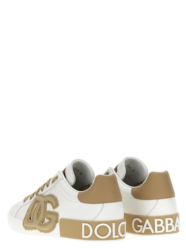 Portofino Sneakers Beige In Bianco/beige Product Image