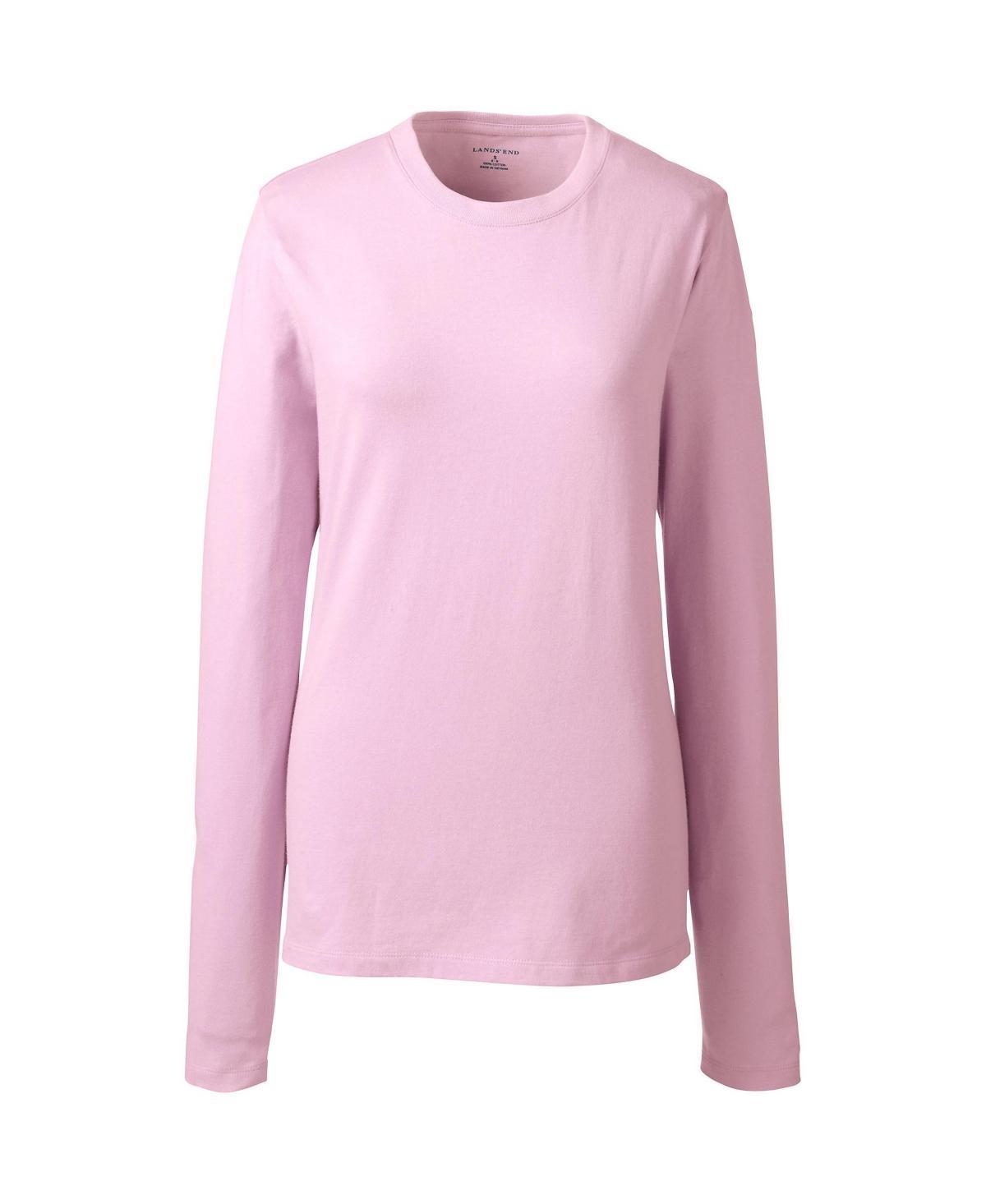 Womens Lands End School Uniform Long Sleeve Essential T-shirt Product Image