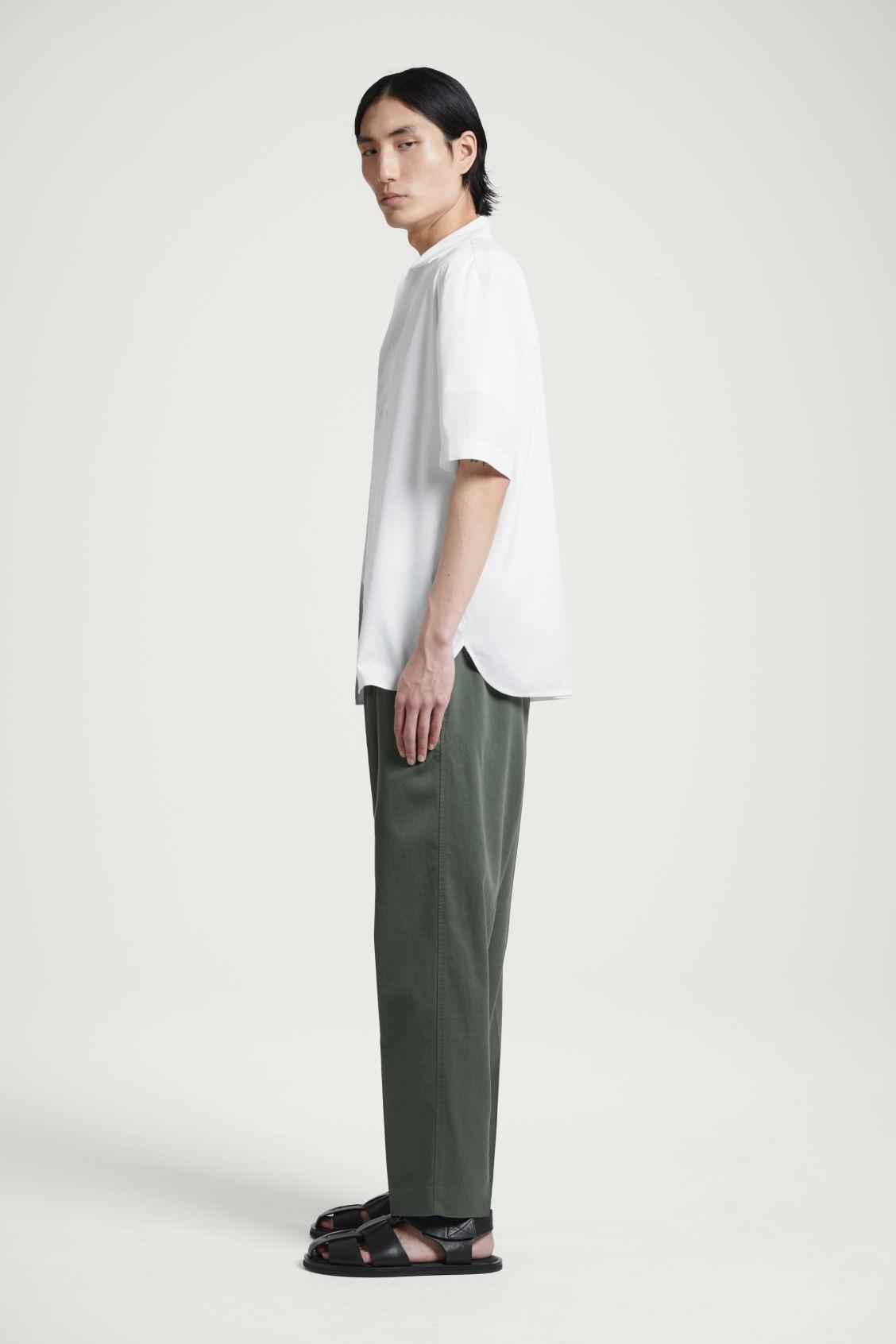 TAPERED ELASTICATED TROUSERS Product Image