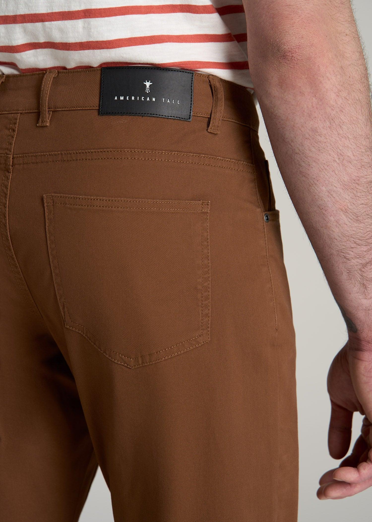 J1 STRAIGHT Leg Five-Pocket Pants for Tall Men in Nutshell Male Product Image