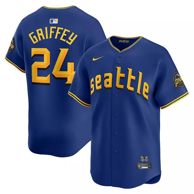 Mens Nike Ken Griffey Jr. Royal Seattle Mariners City Connect Retired Player Jersey Product Image