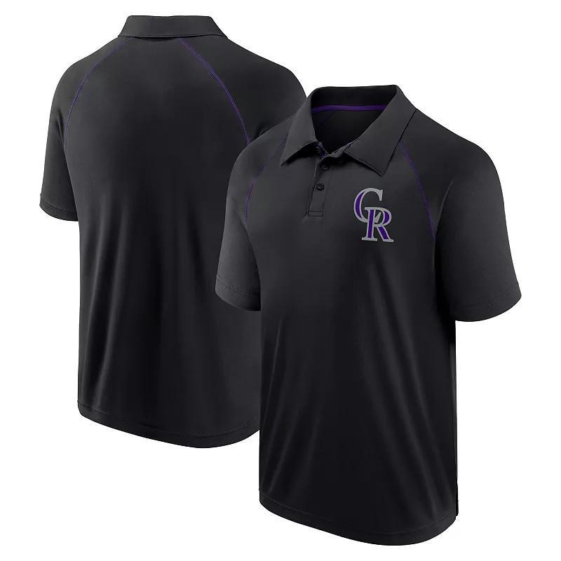 Mens Fanatics Colorado Rockies Strong Alone Raglan Polo Product Image