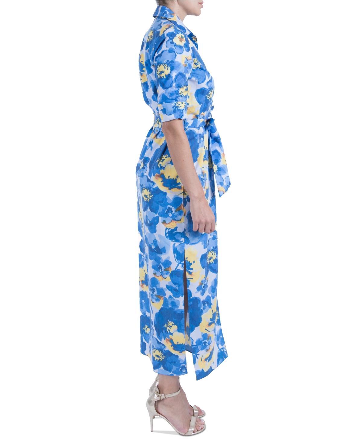 Women's Floral-Print Shirtdress Product Image