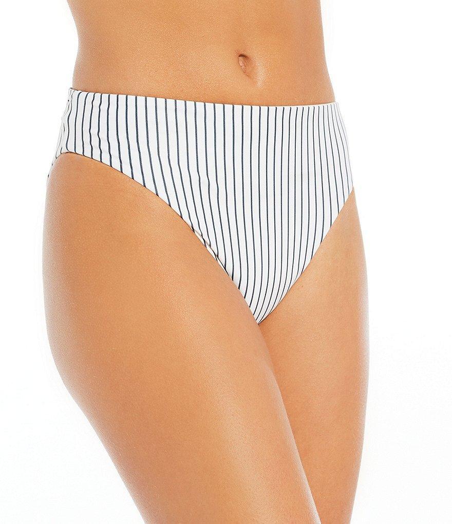 O'Neill Saltwater Essentials Max Stripe High Rise Swim Bottom Product Image