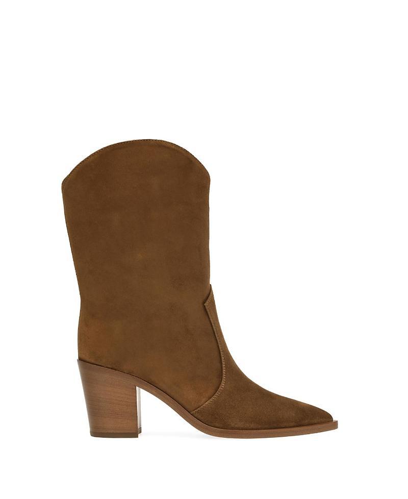 Gianvito Rossi Womens Denver Western Pointed Toe Booties product image