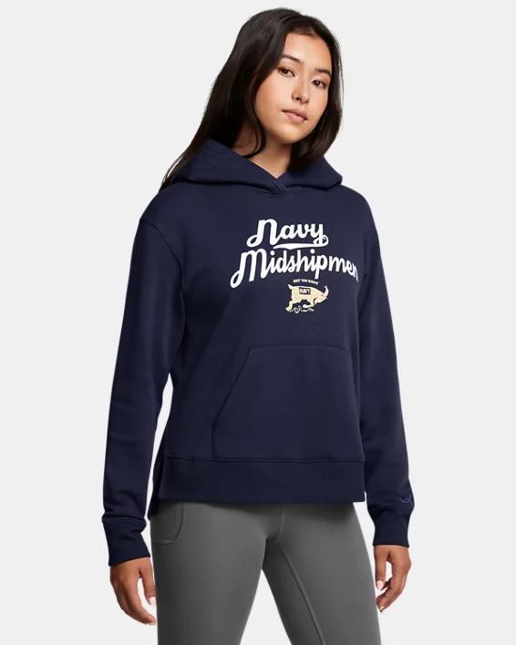 Womens UA Rival Fleece Collegiate Hoodie Product Image