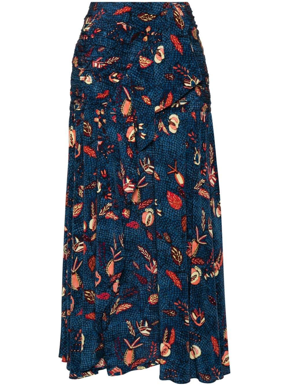 Georgina Midi Skirt In Blue product image